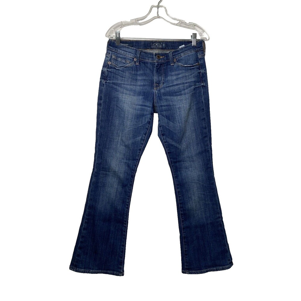Lucky Brand Sofia Bootcut Jeans Womens Blue Size 6/28 Stretch Pockets Mid Rise